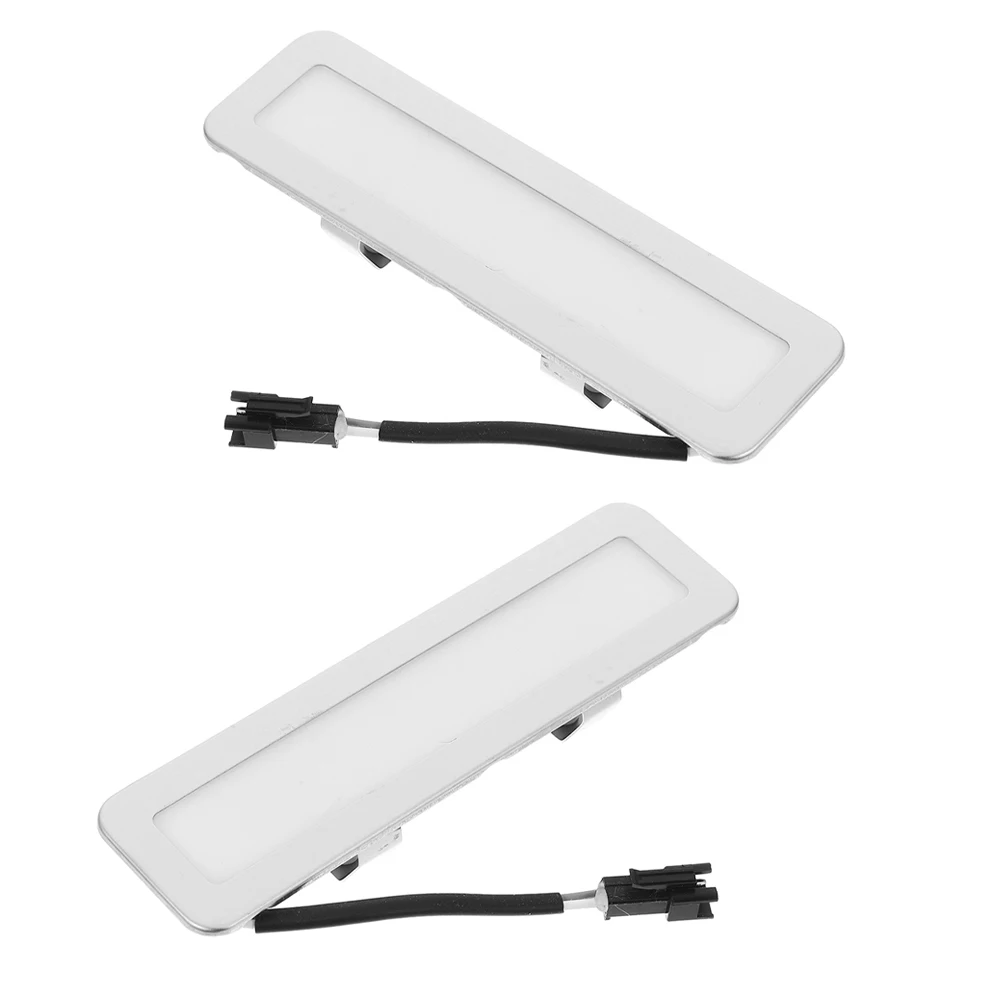 

2pcs Range Hood Light Bulb Silver Frosted Glass Kitchen LED Appliance Replacement Bright Illumination Safe Conditions Easy