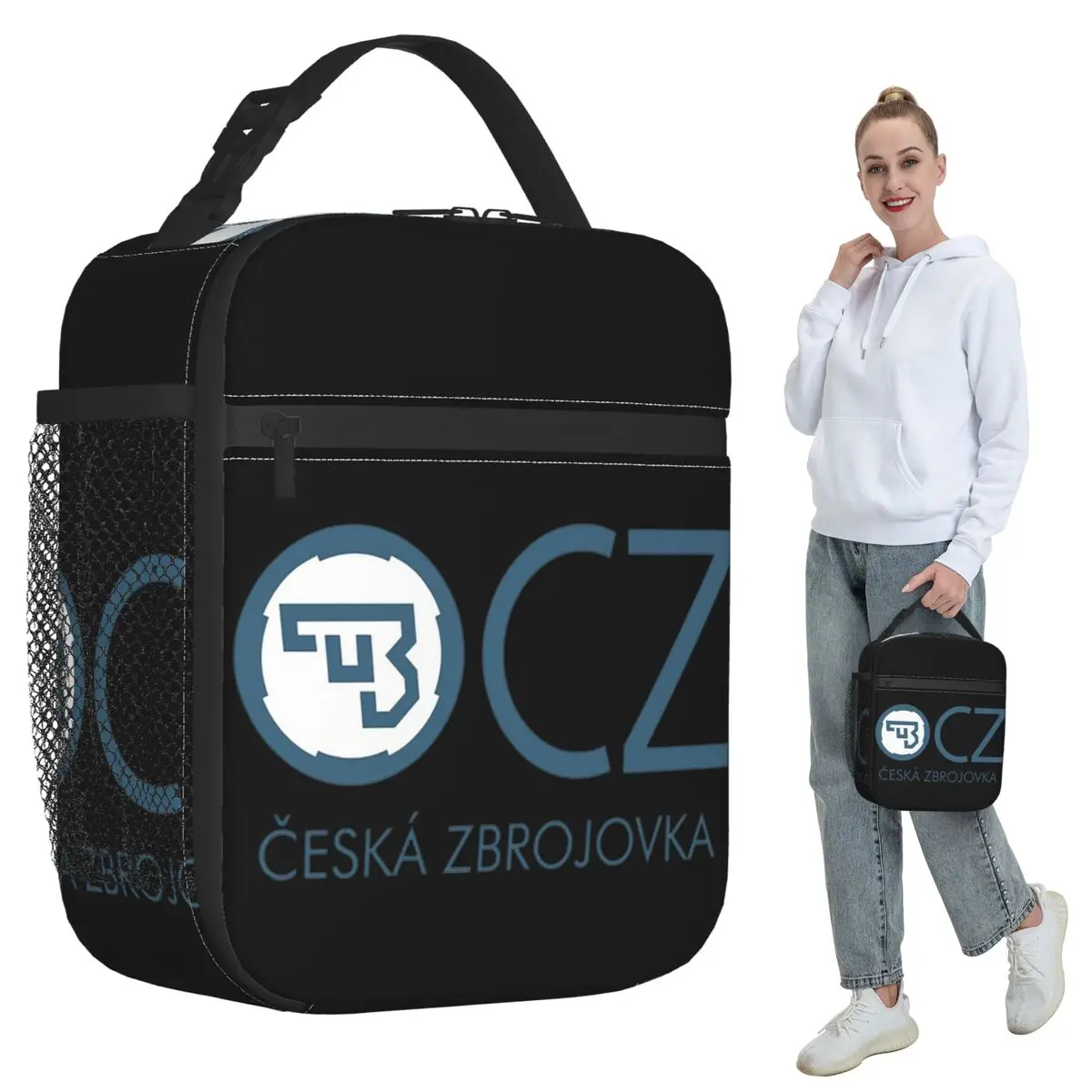 

Ceska Zbrojovka CZ Изолированная сумка для обеда для детей Школьный холодильник Термальная коробка для еды Сумка Портативные ланч-боксы Контейнер