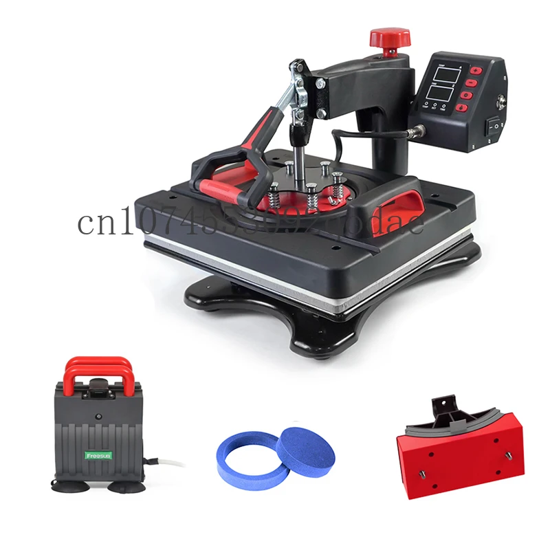 Upgrade The Multifunctional 8 In 1 Heat Stamping Machine Shaking Head Printing Equipment Cup Toaster T-shirt Transfer Machine