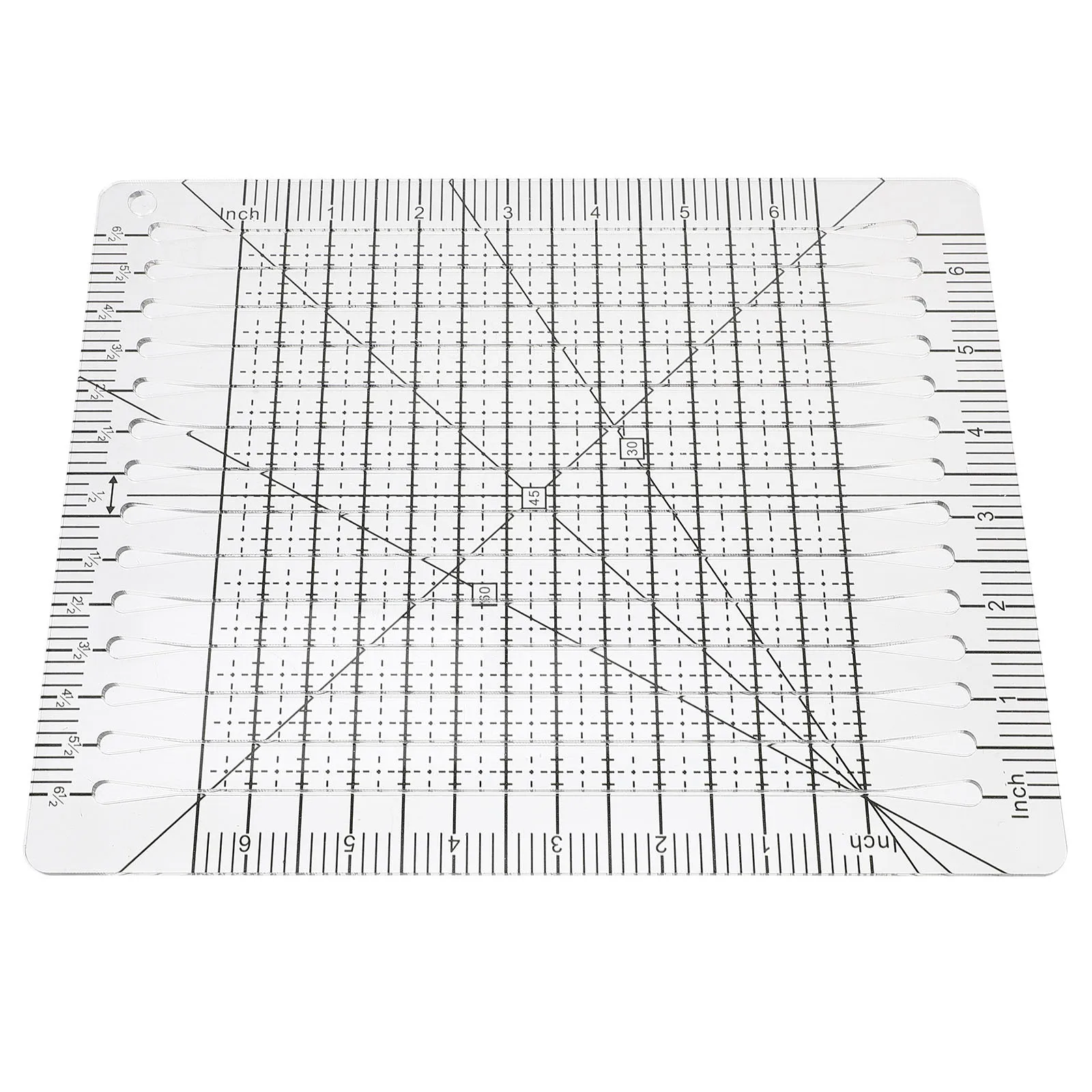 

Patchwork Ruler Durable Quilting Supplies Plastic Sewing Gauge Quilting Fabric Cutting Diy Clothing Tool