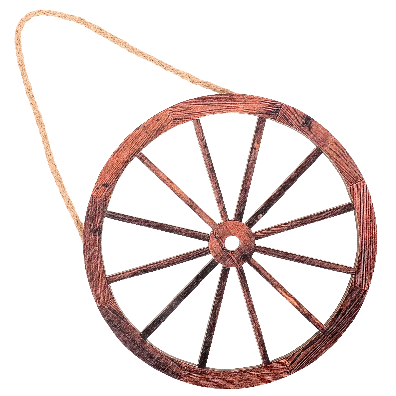 

Rustic Wooden Wall Decor 20x20cm Vintage Home Accessories Solid Wood Pendant Bedroom Living Room
