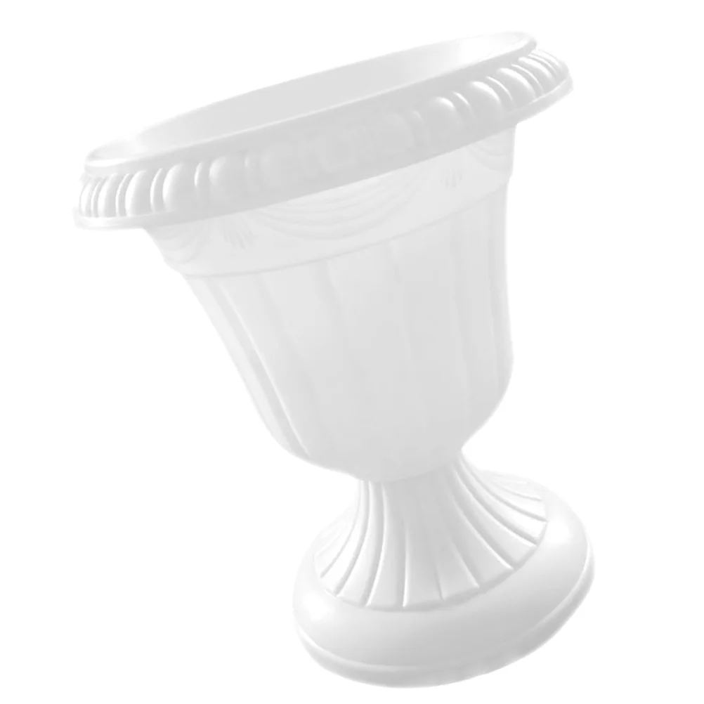 House Plants Wedding Road Lead Flower Pot Decor Container Flowerpot Porch White Plastic Home