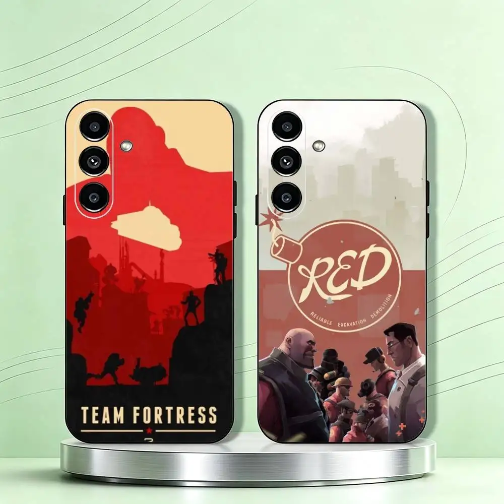 Game T-Team F-Fortress 2  Phone Case For Samsung Galaxy A73,A72,A71,A70,A53,A52,A51,Others Soft Black Cover Gift