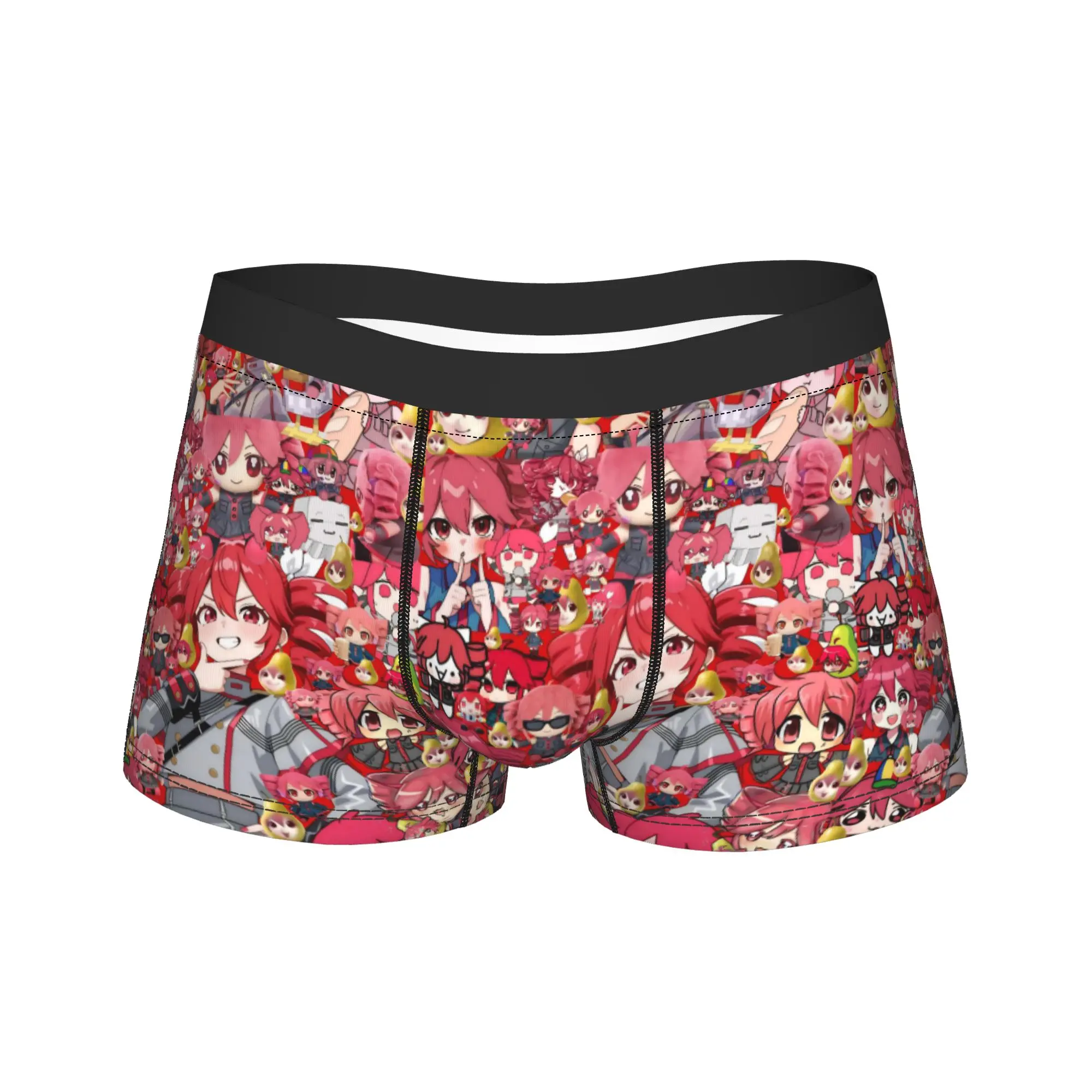 

Pearto Poteto Anime Kasane Teto Virtual Singer Shorts Briefs Underwear High Quality Men Breathable Trunk Large Size Underpants