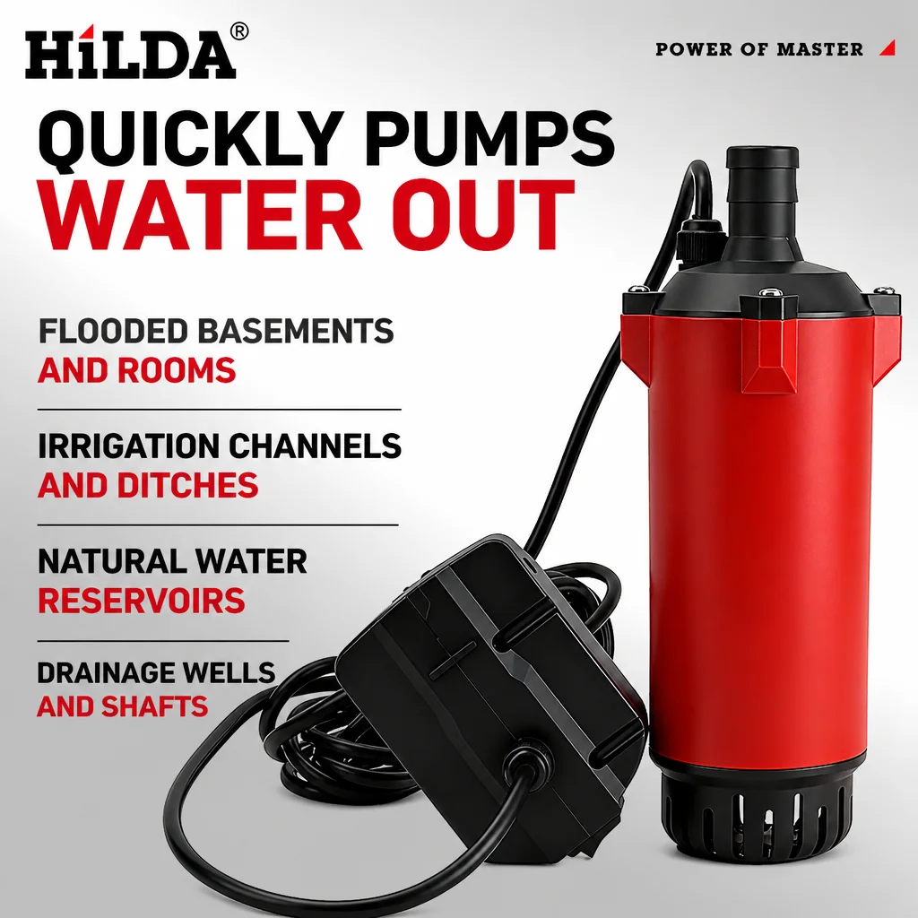 21V Electric Water Pump Submersible Wireless Portable Agricultural Household Irrigation Drainage Pump Water for Makita Battery
