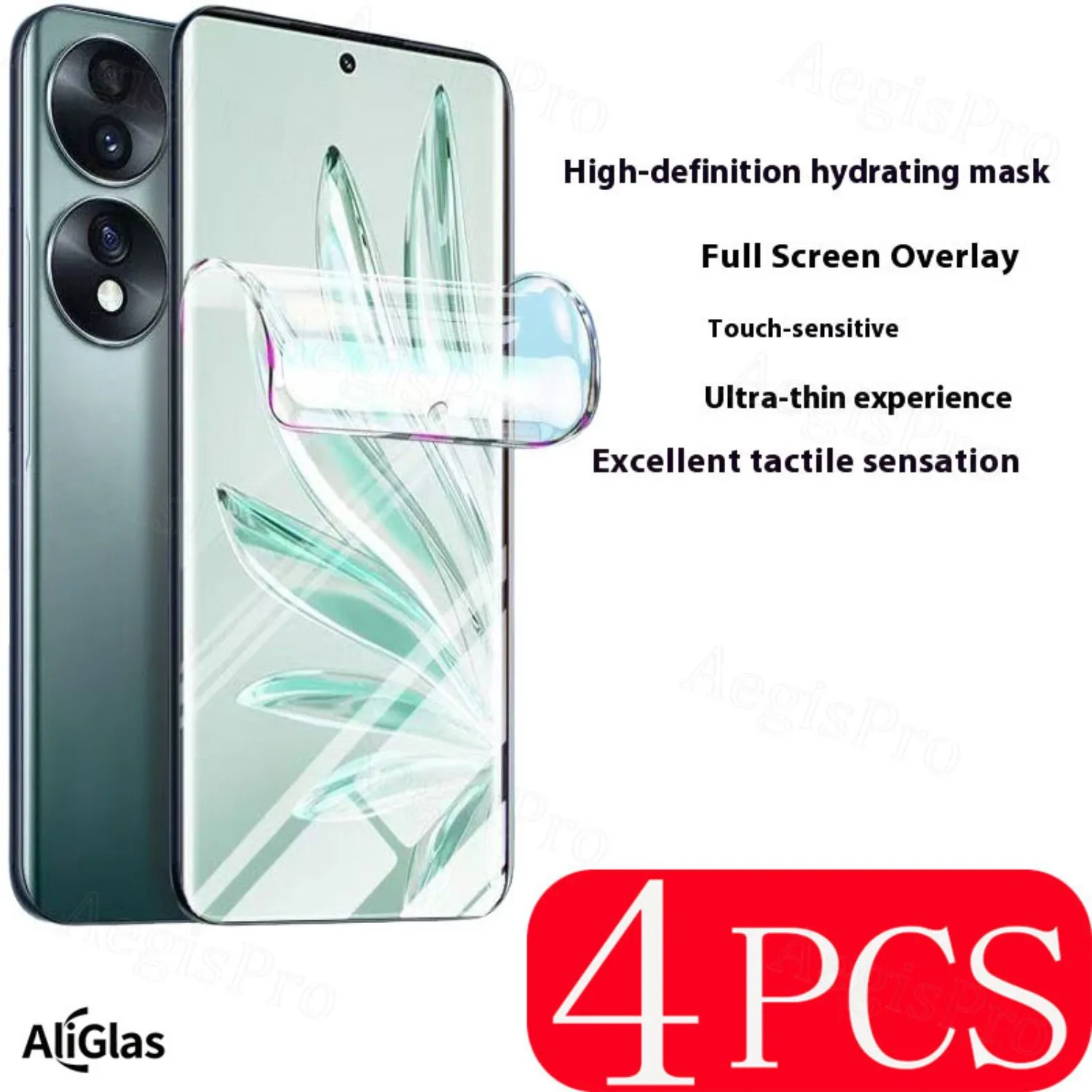 

4pc Ultra Clear Hydrogel Protective Film for Xiaomi POCO F8 Ultra F8 Pro F7 HD Full Screen Coverage Anti-Fingerprint Smooth Feel