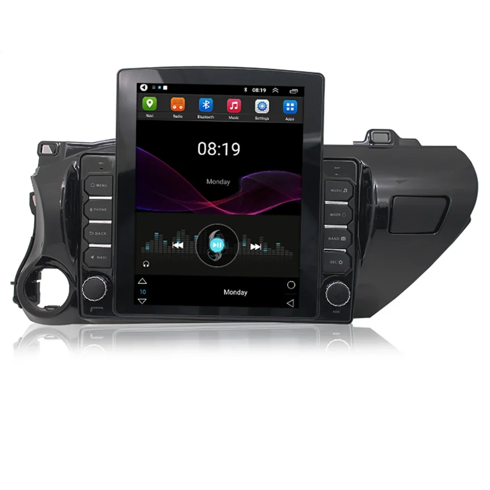 

Автомобильный аудио мультимедийный плеер Android для Toyota Hilux 2015-2020, GPS-навигация, авторадио Carplay, 9,7-дюймовый автомобильный радиоприемник с вертикальным экраном