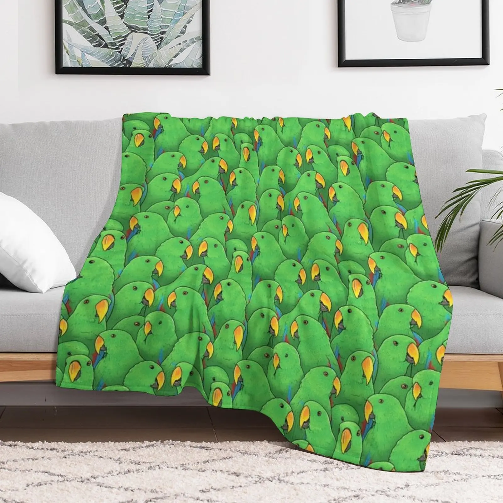 Male Eclectus Parrots Throw Blanket Designers for babies Comforter Blankets