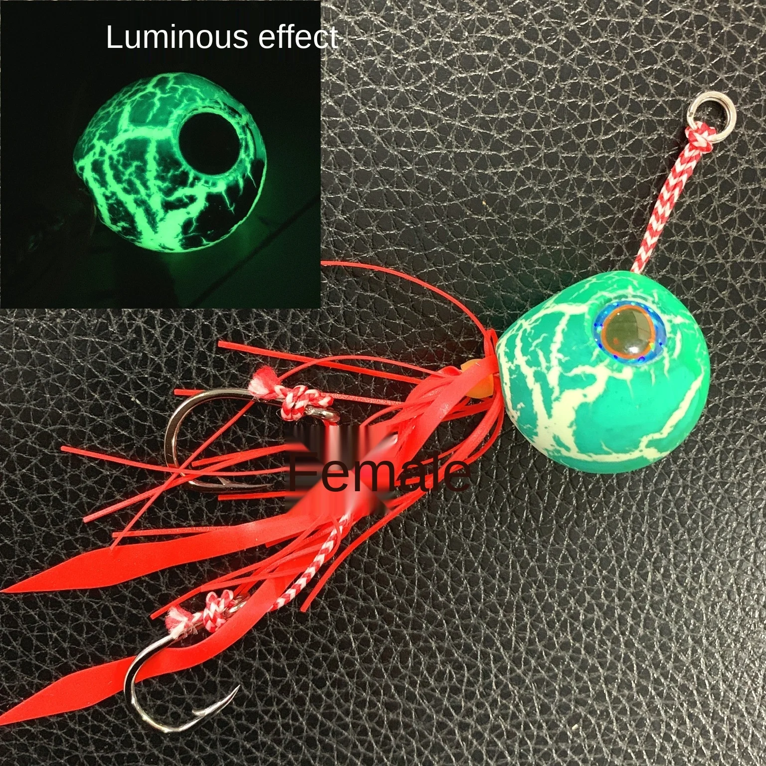 200g/180g/150g/120g/100g/80g/60g tenya Glow luminoso Kabura Pesca Slider Snapper/Sea bream Jig head con gonna jigging lure