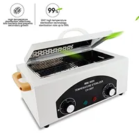Hot Air Sterilizer Dry Heat Cosmetic Nail Treat Beauty Salon Tool Sterilizer High Temperature Sterilization Disinfection Box