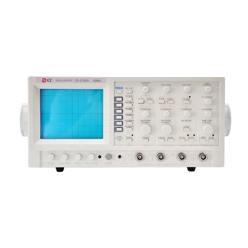 2-Channel 2-Track 100MHz Analog Oscilloscope, CRT OS-5100, 2024 Brand New Manufacturer Direct Sale 2024