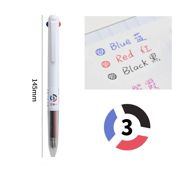 3-farbiger Gelstift, kreative koreanische Einfachheit, fester bunter Gelstift, niedliches Briefpapier, Scrapbooking, Gelstift, schöner Studentenbedarf – Detail 14
