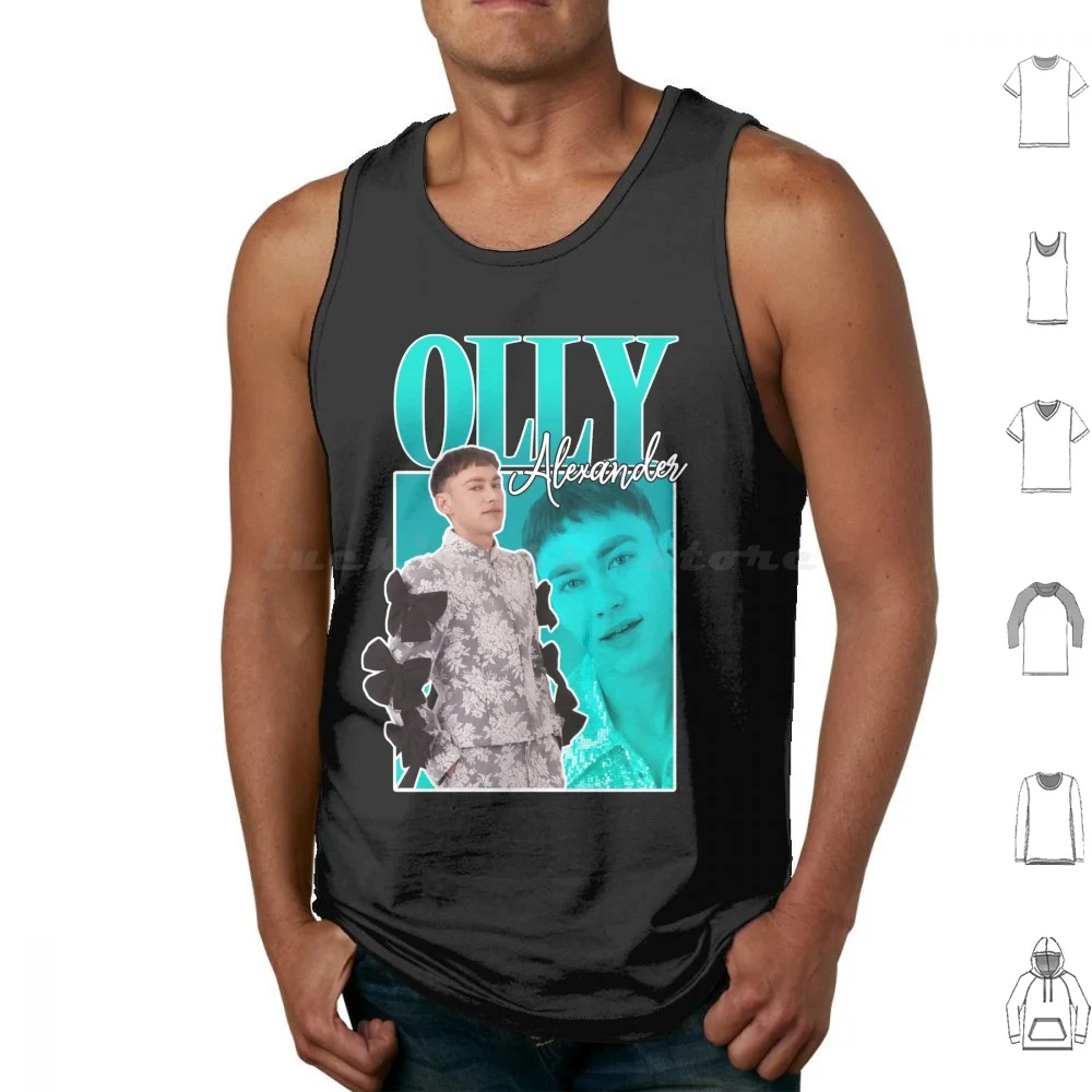 Olly Alexander Years & Years Dizzy Song Contest 2024 United Kingdom Uk Merch Tank Tops Print Cotton Olly Alexander Years