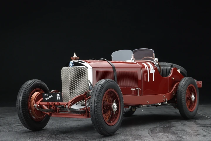 子供のための金属静的車モデル,1:18,1930,赤 #14,限定版,シミュレーション,ギフト玩具