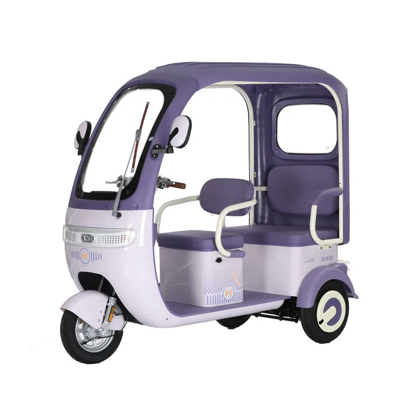 

Leisure Electric Four-wheeled Vehicle with Shed Four-wheeled Scooter, Let Go, Emergency Stop To Pick Up and Drop