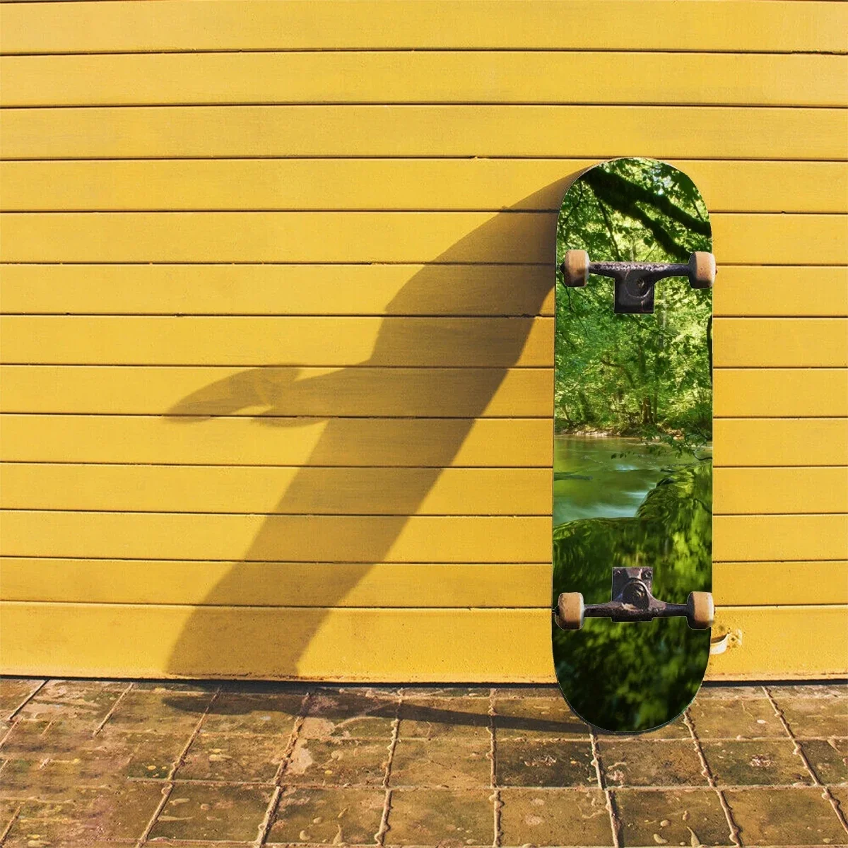 

Наклейки на скейтборд с лесными растениями, самоклеящиеся виниловые водонепроницаемые декоративные аксессуары, наклейки на скейтборд