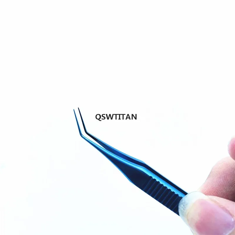 Tang Lipat Lensa Mata 140Mm Instrumen Bedah Mata Titanium