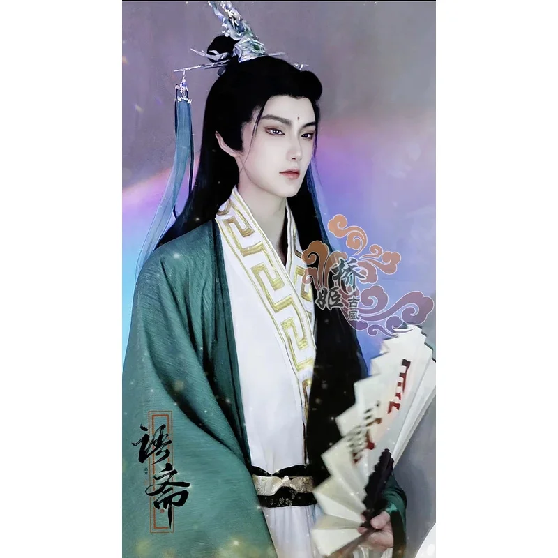 qq34Аниме злодей Система самоспасения Jiu Shen Qingqiu Косплей Древний костюм Hanfu Обувь Опора Хэллоуин Карнавал S