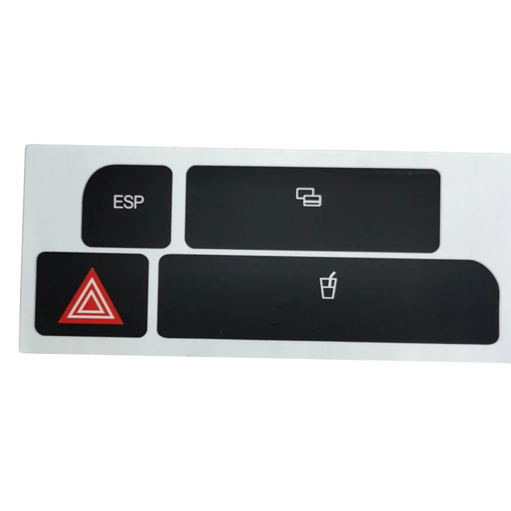 For Audi A4 04-06 ESP Car Flash Switch Button Cover Cup Holder Stickers Repair Button Knob Switch Interior Decoration