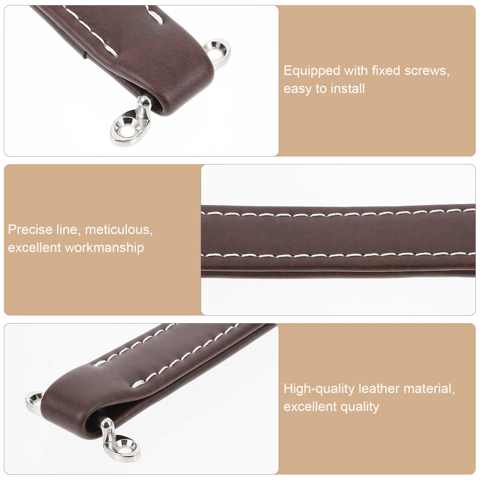 1 قطعة مقبض مكبر الصوت القهوة دائم بسيط عملي مقبض سحب مناسبة لمعدات مضخم الصوت في الأماكن المغلقة والخارجية