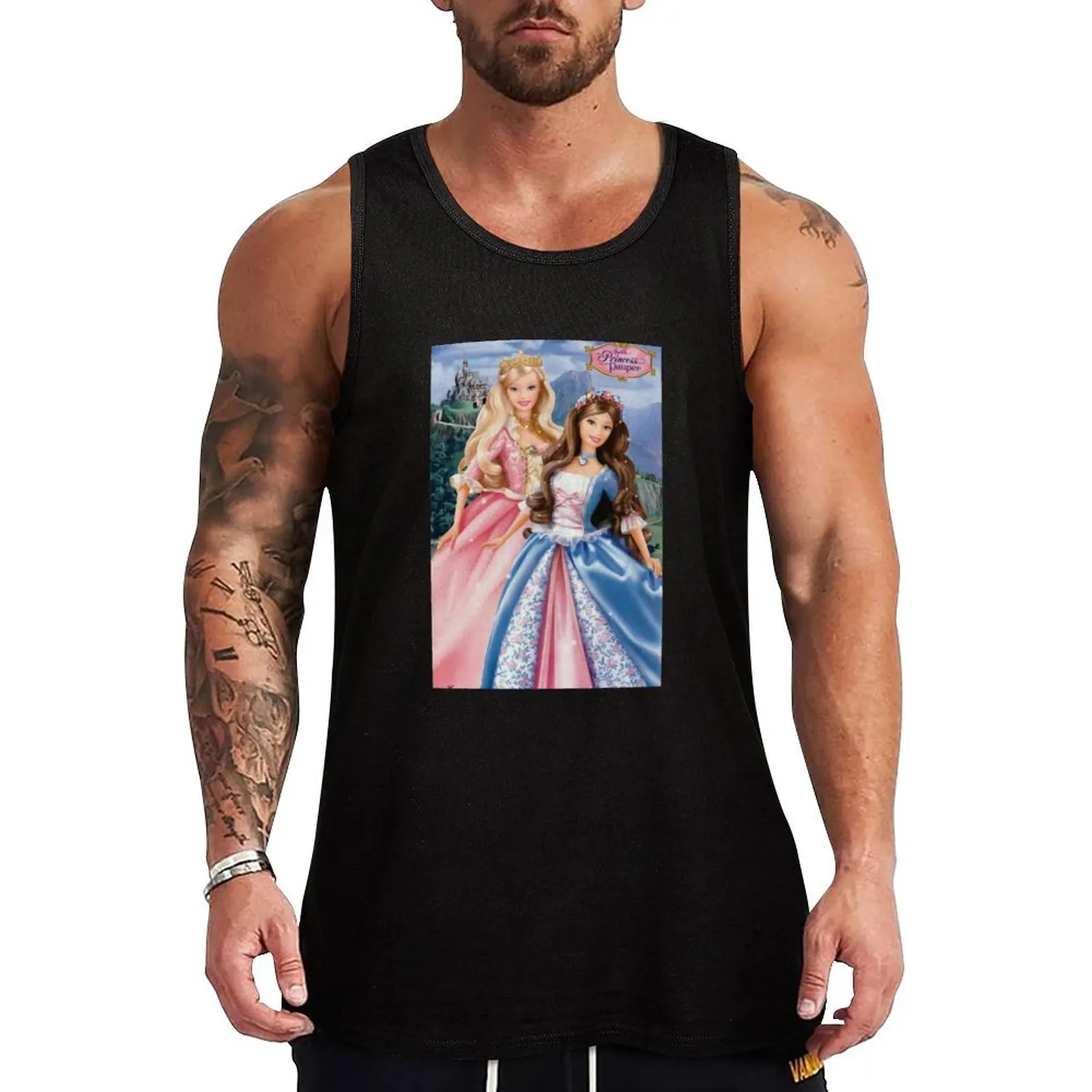 barbie princess and the pauper Tank Top fashion 2025 man Clothing vests for men Male vest