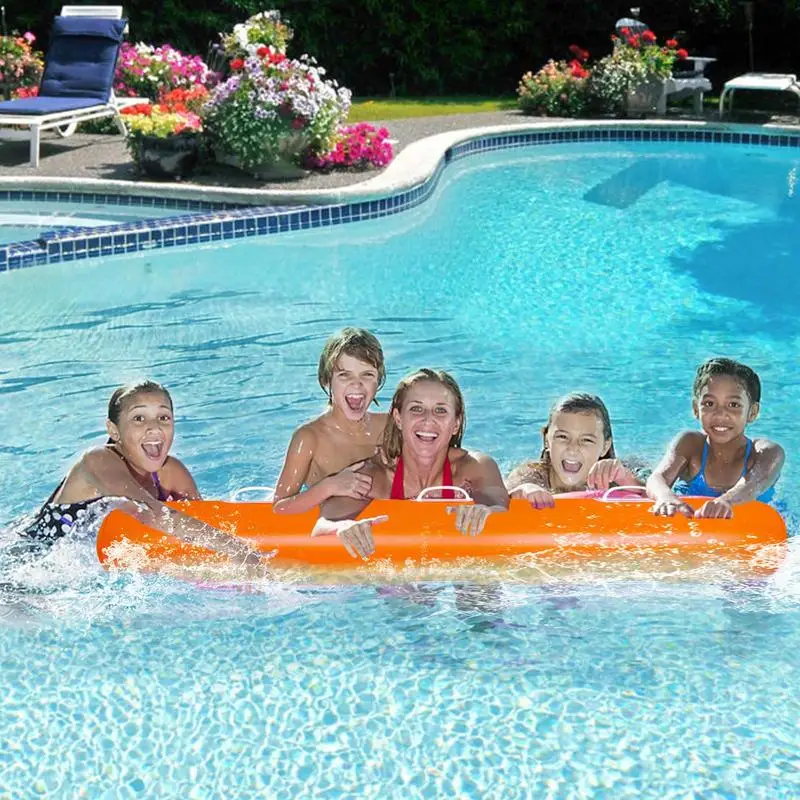 Swimming Pool Noodles 150cm/59inch Inflatable Pool Floats With Handles Giant Blow Up Noodles Swimming Pool Accessories For