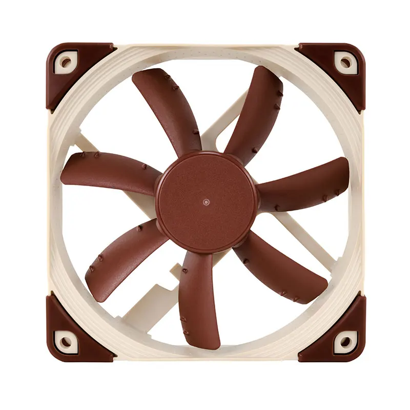 Noctua NF-S12A PWM 3pin Temperature Control Chassis Fan 120X120X25mm Low Noise Adapter AAO Acoustic Optimization