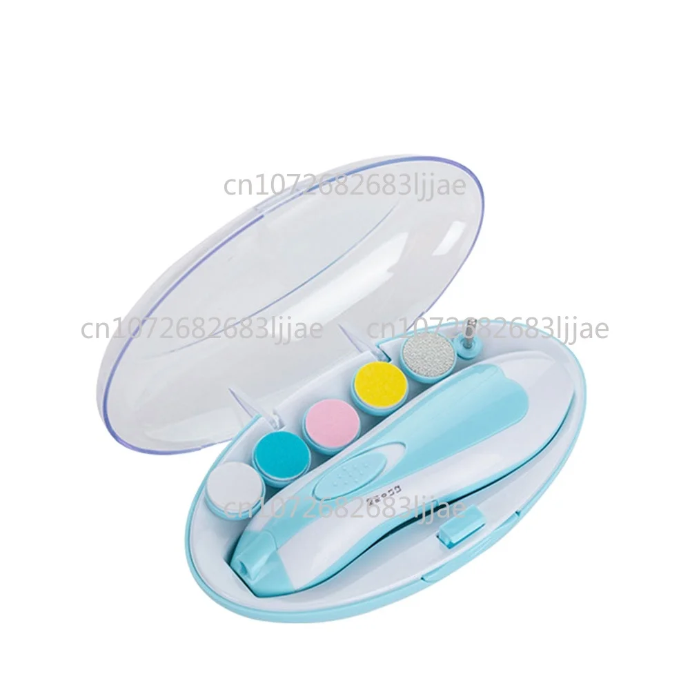 

Hot Sale Baby Care Kit Electric 6-in-1 Multi-Head Scratch Resistant Baby Nail Trimmer Children's Nail Grinder Kit