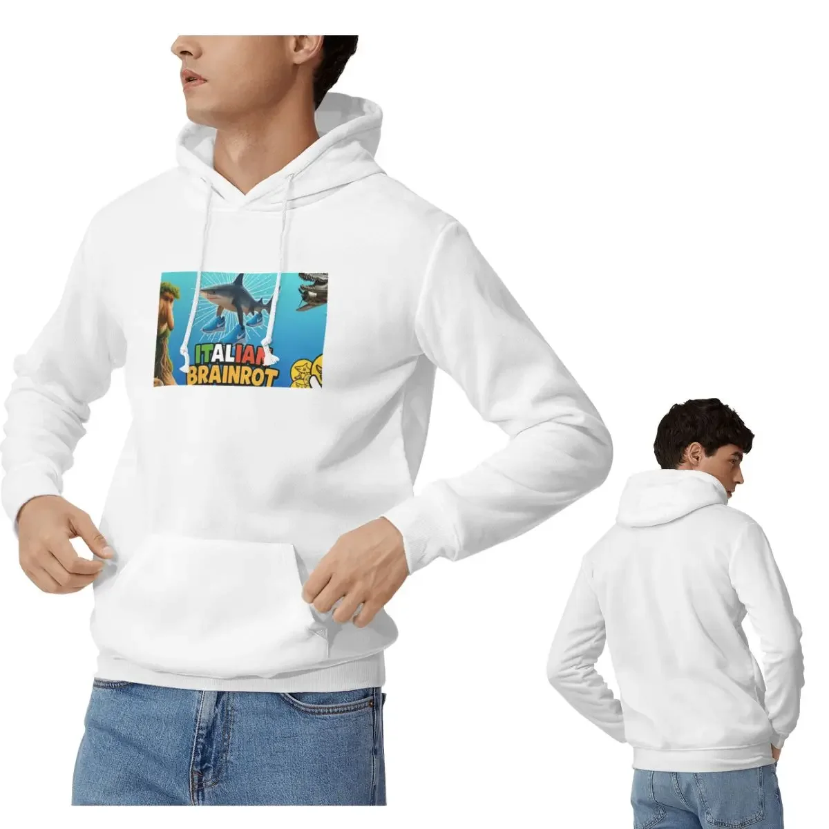 

Tung Tung Tung Sahur Bombardinocrocodilo Tralalelo Tralala толстовки для мужчин и женщин пуловеры толстовки хип-хоп одежда с длинными рукавами