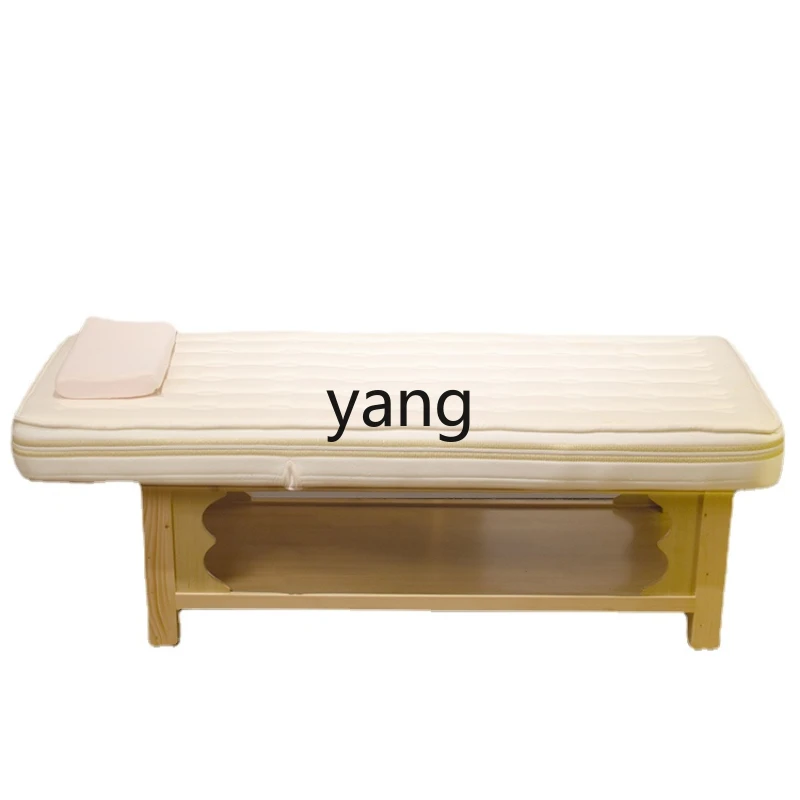 LTT Solid Wood Latex Beauty Salon Special Medical Massage Wooden Electric Multifunctional Physiotherapy Bed Tattoo Couch