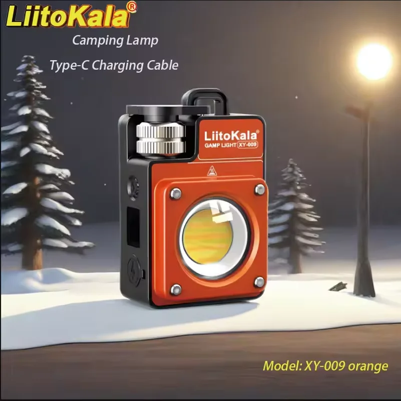 LiitoKala XY-009 Rechargeable COB Camping Light Portable LED Work Lamp Color Changing Built-in Battery For Outdoor Emergency