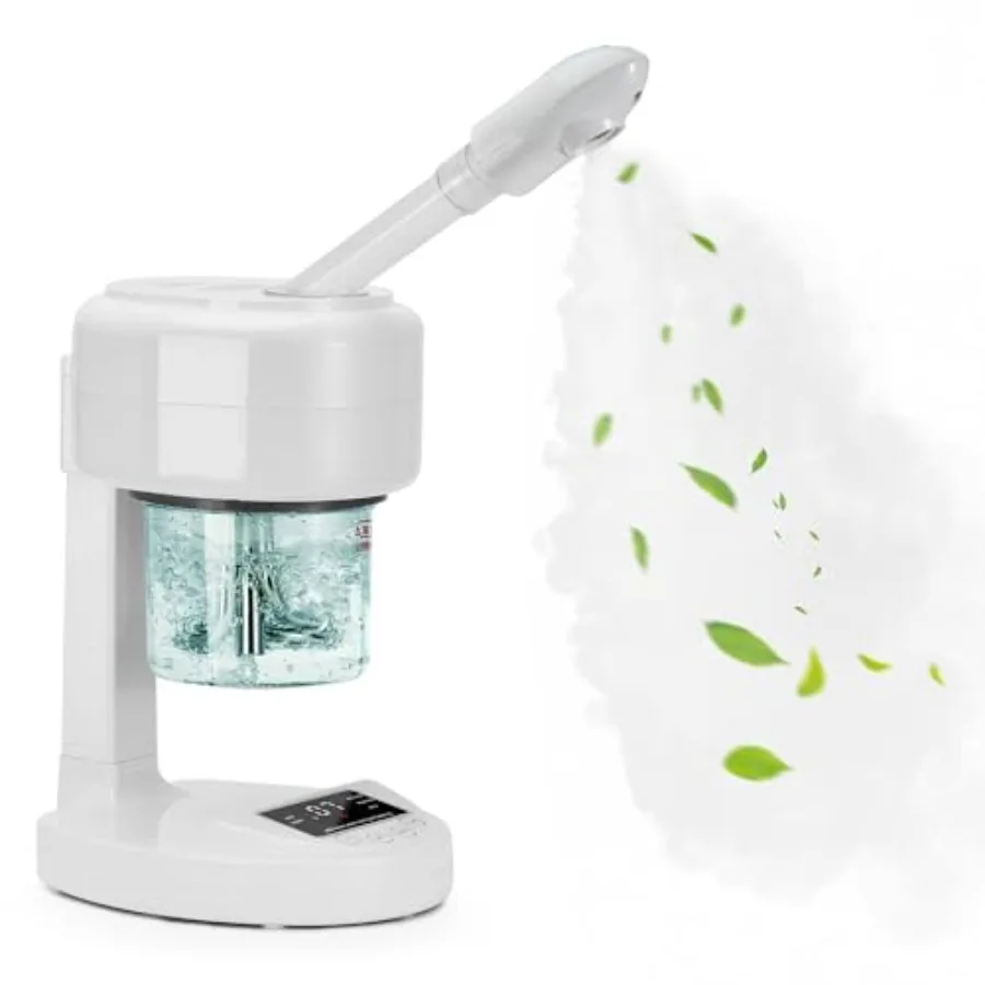 

Facial Steamer Nano Ionic Face Steamer with Extendable ArmPortable Facial Steamer 360°Rotating Nozzle Esthetician Steamer for P