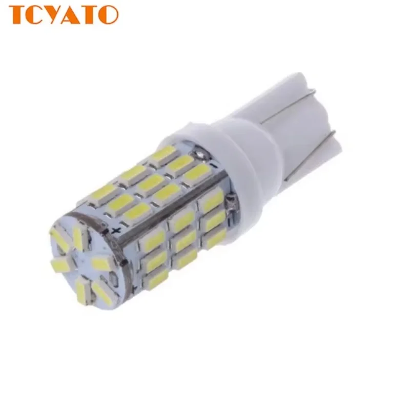 

TCYATO Автомобильный светодиодный индикатор ширины T10 3014 42SMD, светильник для номерного знака, лампа для чтения 3020, светильник на крыше