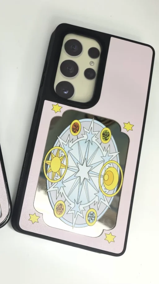 

Anime Magic Mirror Surface Magnetic Phone Cover for Samsung Galaxy S23 S24 S25 Ultra S25+ Plus Case