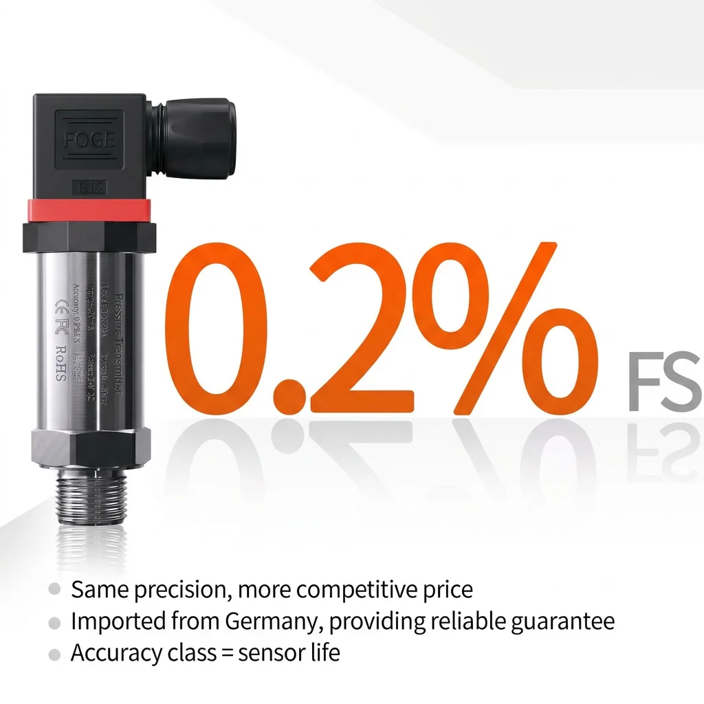 G1/4 Pressure Sensor Transmitter -100Kpa-100Kpa 0-0.5bar 100bar 200bar 500bar to 4-20mA 0-10V Pressure Transducer 0-3.3V RS485