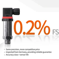 NPT1/4 Pressure Sensor Transmitter 1bar 10bar 100mbar 30kpa 60bar 100bar to 4-20mA 0-10V 0.5-4.5V Water Oil Pressure Transducer