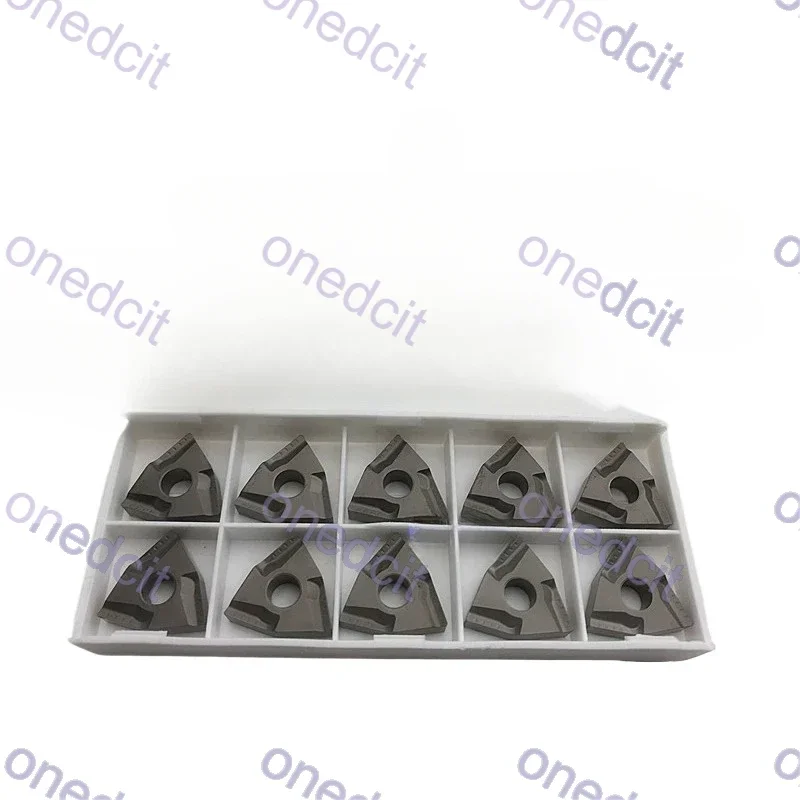 10pc Slotting Blade WNMG080404R/L-VF BN60 Metal Ceramic Inserts Peach-shaped CNC Tool Inserts Strong Chip Breaking