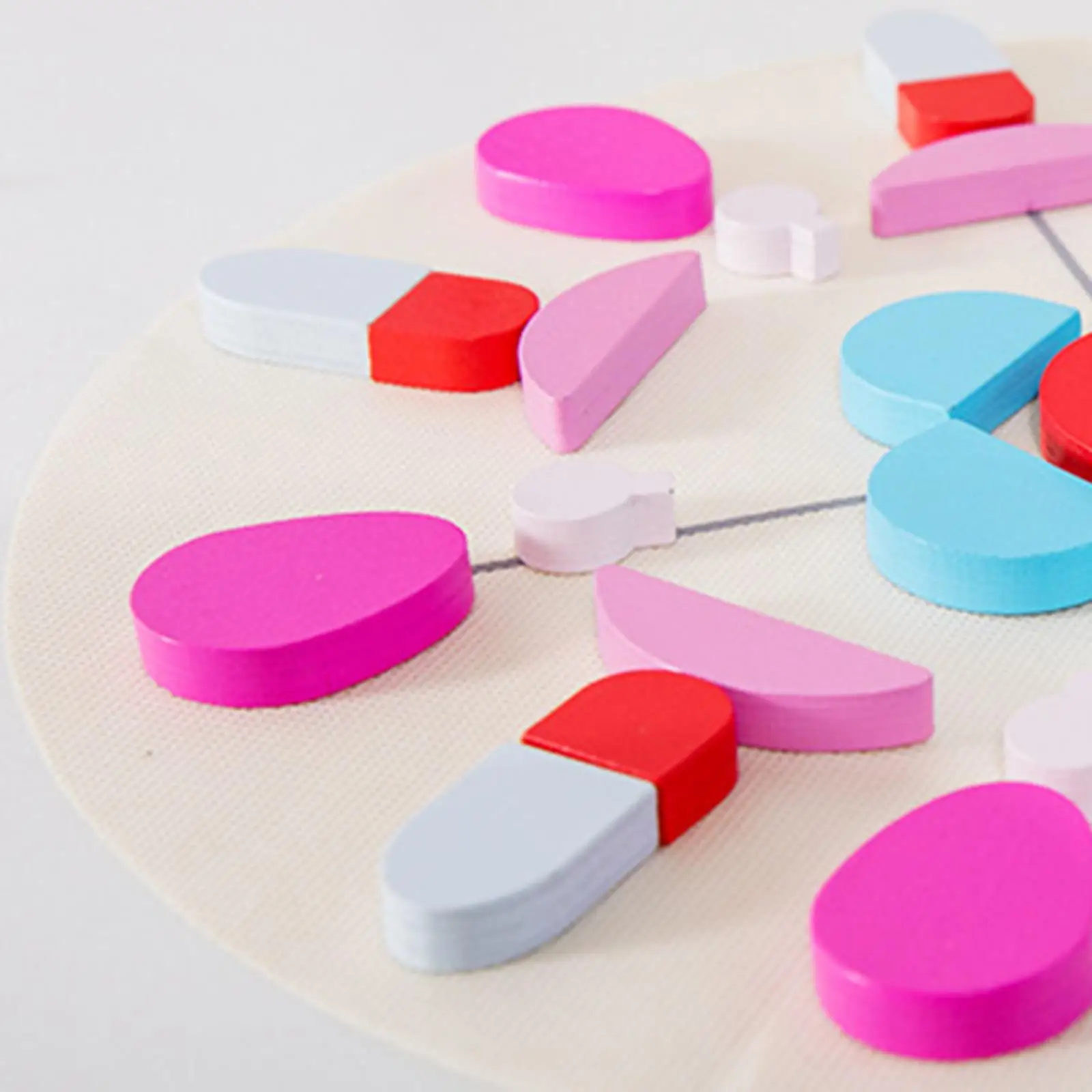 

Matching Puzzle,Wooden Puzzle,Colorful,Multipurpose,Early Educational Puzzle,Educational Wood Puzzle for Kids,Boys and Girls