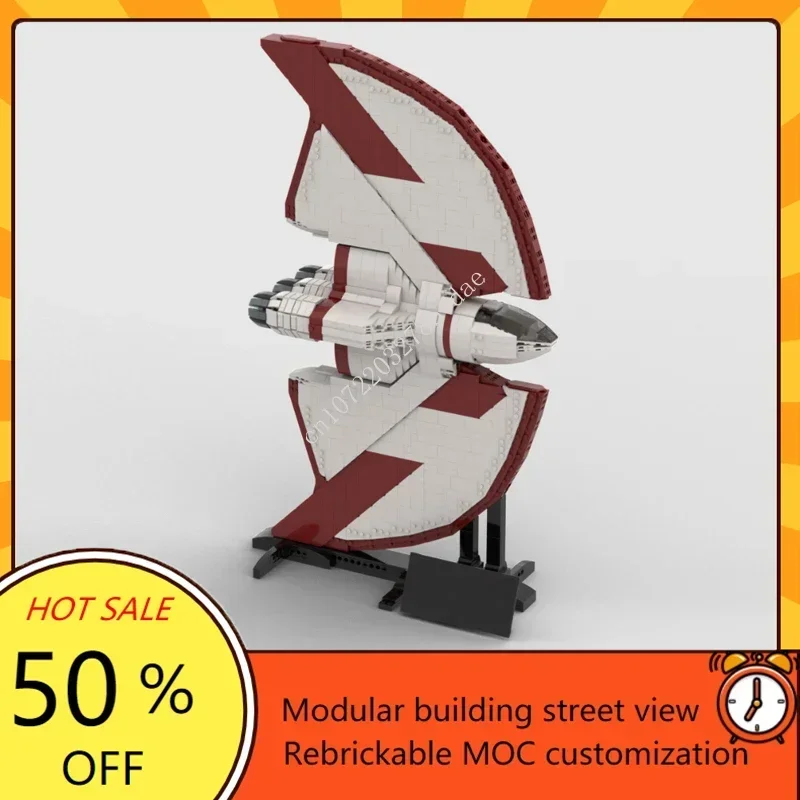 3367PCS MOC Space Battle T-6 Shuttle Starfighter Model Custom Puzzles Technology  DIY Creative Assembly Toys Adult Gifts