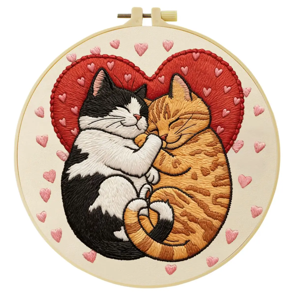 1 Stück 20X20CM/15X15CM 7,87/6,3 Zoll Meerblick Stickerei Starter-Kit DIY-Kit DIY-Stickerei-Set für Anfänger – Detail 4