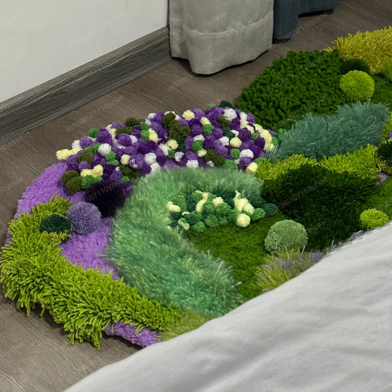 (Material Package Only, Non-finished Products) Creative Moss Carpet DIY Material Kit Chunhe Jingming