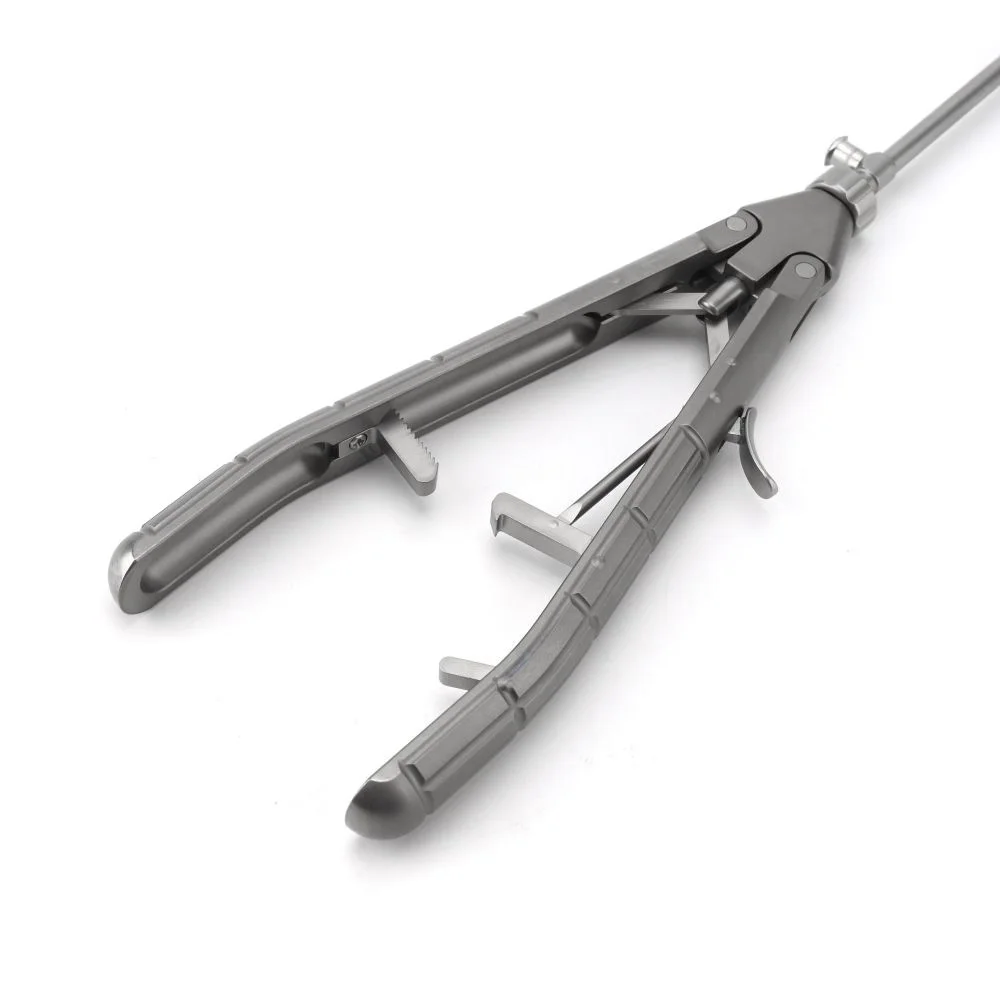 Laparoscopic Surgical Instrument A-Shaped Titanium Handle Needle Holder For Laparoscopy Suturing