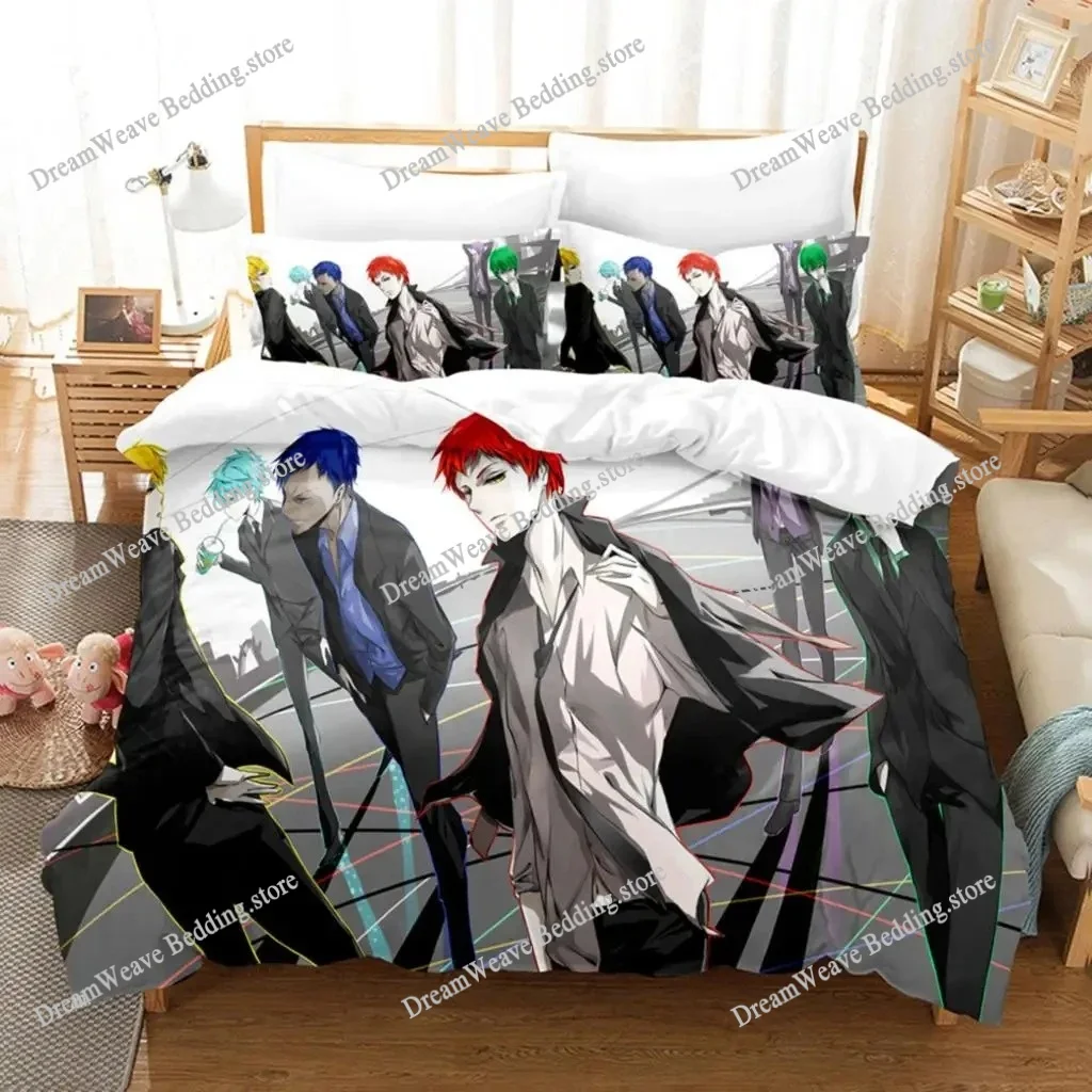 

New Anime Kuroko's Basketball Bedding Set Boys Girls Twin Queen Size Duvet Cover Pillowcase Bed Kids Adult Home Textiles
