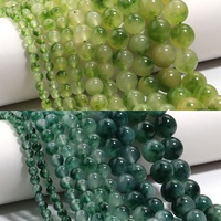 1strand/lot Natural Stone Beads Floating Flower Jade Stone Beads Loose Beads For Jewelry Making DIY Necklace Bracelet