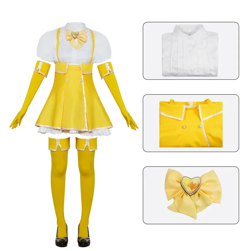 

qq681Anime Gushing over Magical Girls Tenkawa Kaoruko Cosplay Costume Wig for Women Girl Magia Sulfu Cos Halloween Costumes