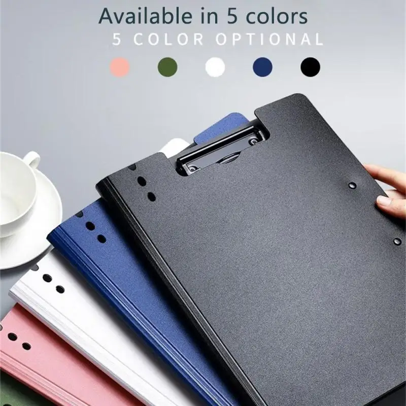 1pc A4 File Folders, Documents Organizer, Clipboard With Cover, Paper Folder For Business & School, Stationery & Office Supplies