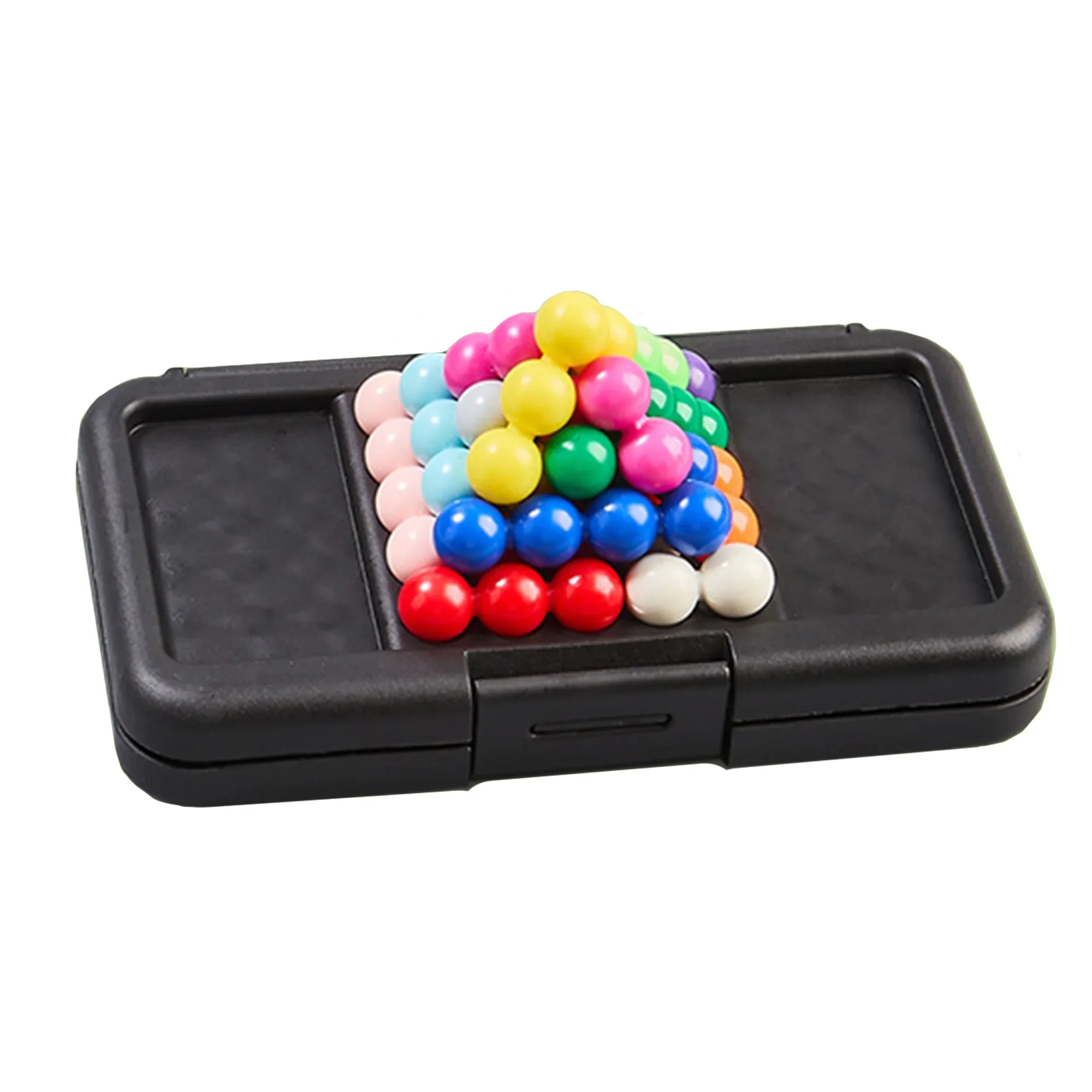 Placa piramidal clásica, 120 desafíos IQ, rompecabezas 3D, juego de mesa, juguetes, cuentas de perlas de mente lógica, juguetes, regalos de fiesta de entretenimiento