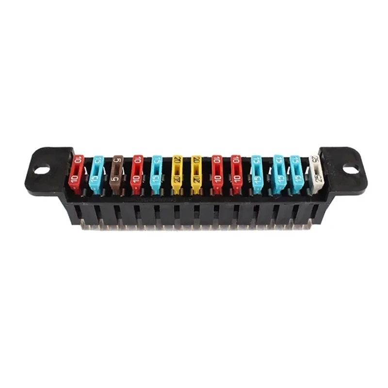 13 Way Blade Automotive Fuse Block 41.3722 KX12V170CB05 Fuse Box Multi-channel Fuse Holder For Russia Car Vaz 2103 2106 LADA