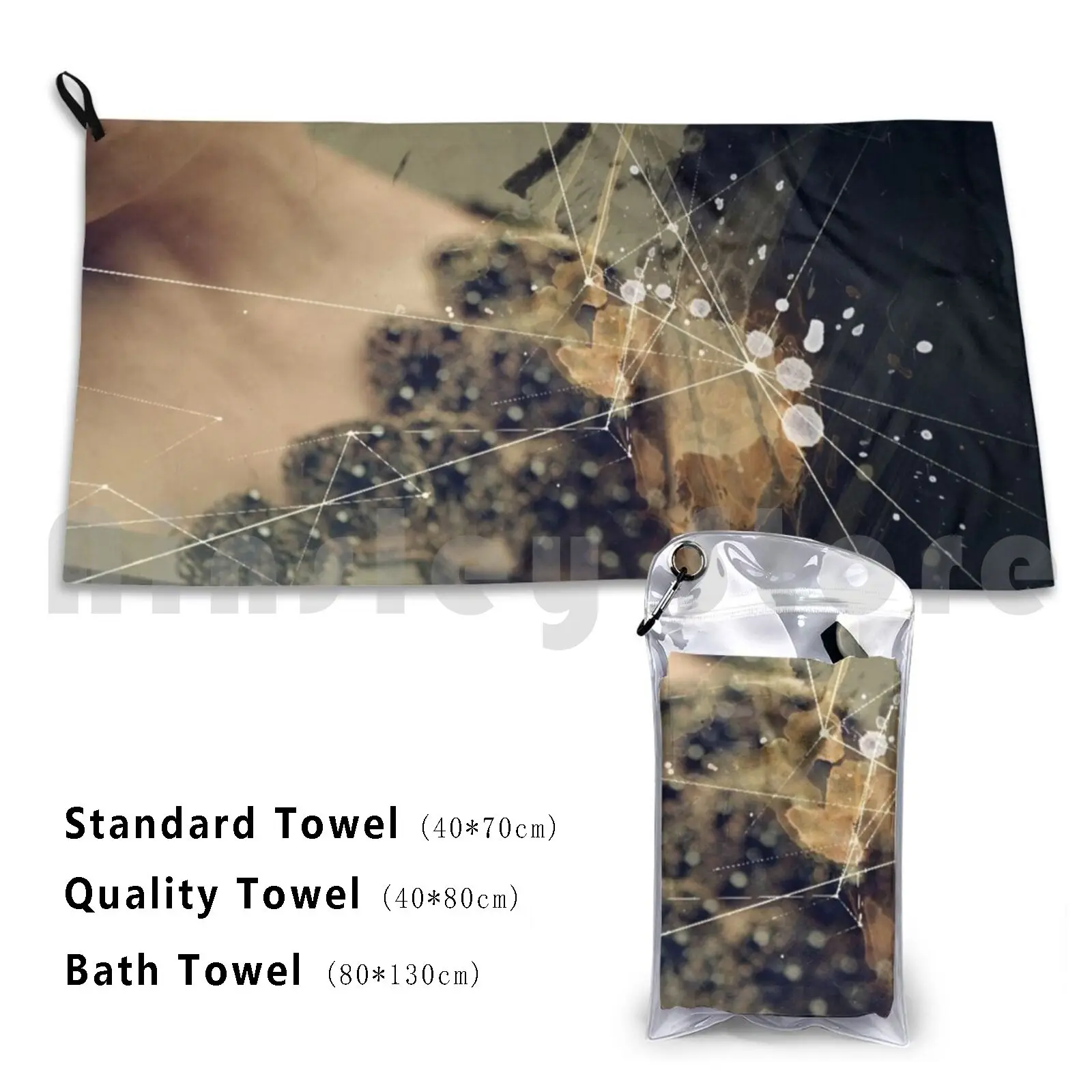 Evanescence Imperfection Cover Art Custom Towel Bath Towel Evanescence Imperfection Synthesis Album