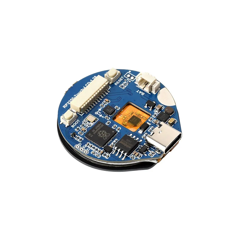 RP2350 1.28-inch Circular Capacitive Touch Display Development Board Type-C Interface Low Power Consumption Compatible with Rasp